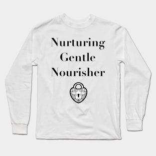 Her Qualities (Black Text) Long Sleeve T-Shirt